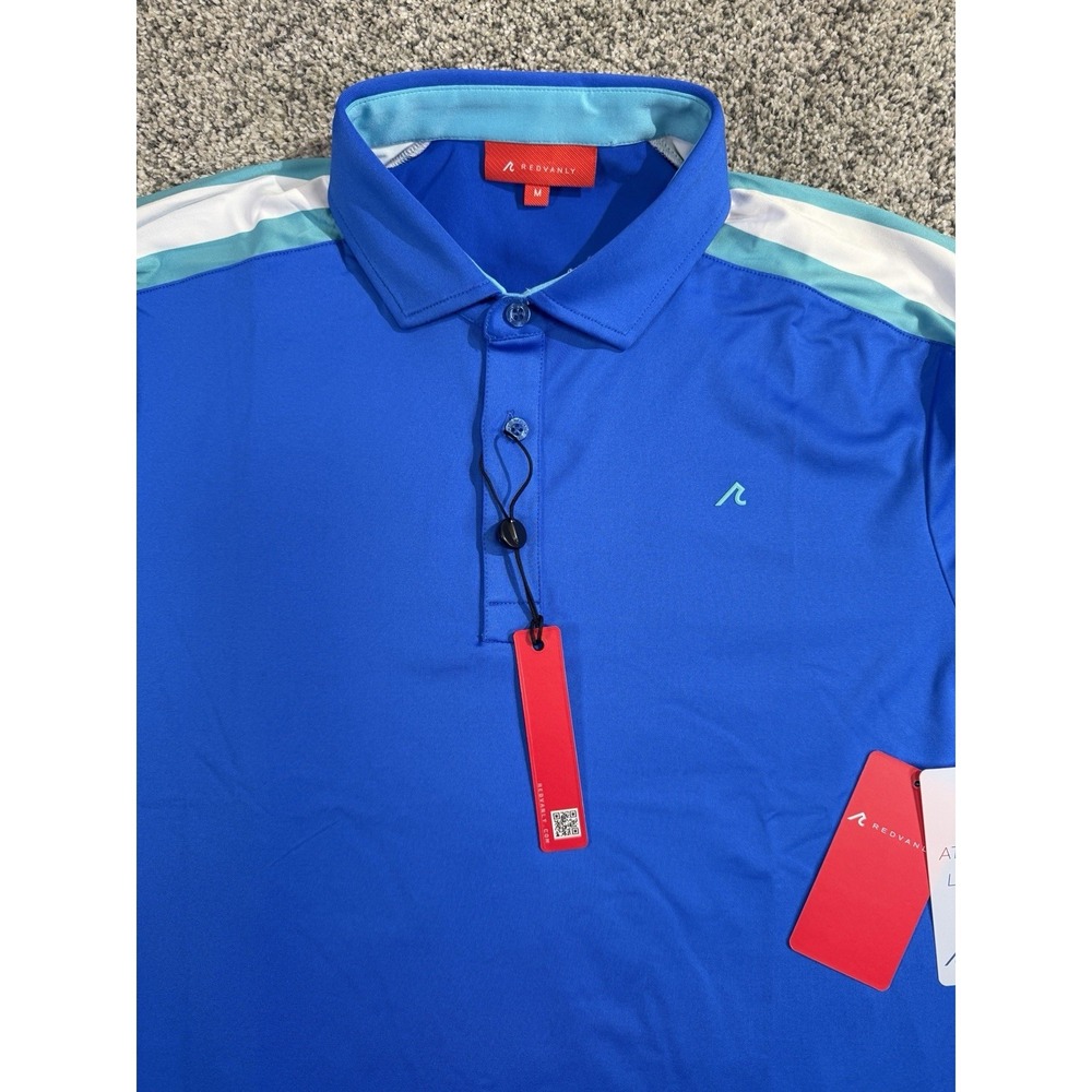 Redvanly Men's Sevigne‎ Polo Marine Size Medium NWT MSRP $110
